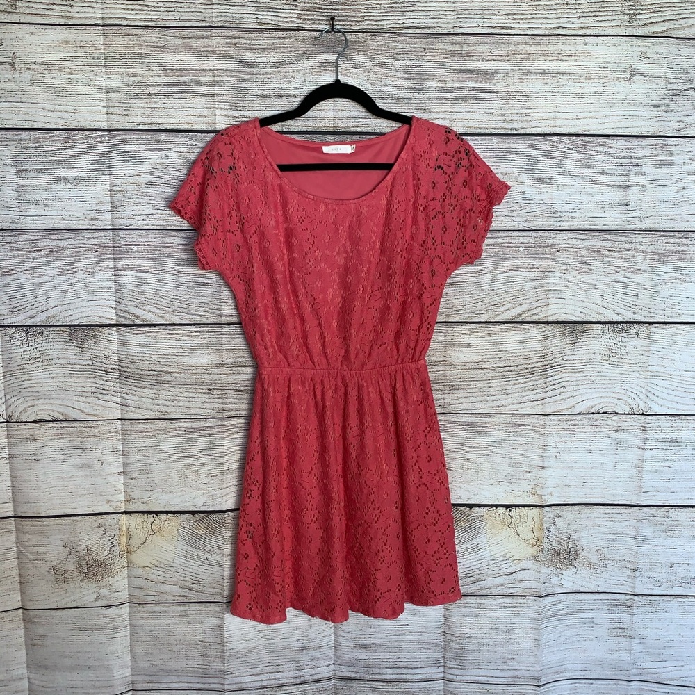 Lush Blush Pink Lace Summer Dress